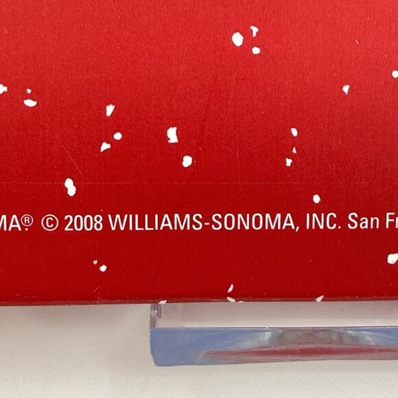 Williams Sonoma Stoneware Hot Chocolate Spoons snowman Nordic Elf Christmas - Picture 9 of 9